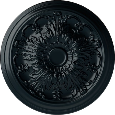 Ekena Millwork Damon Ceiling Medallion (Fits Canopies up to 3 3/8"), Hand-Painted Night Shade, 20"OD x 1 1/2"P CM20DANSF